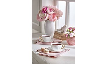 KOLEKSİYON POEM ALTILI ÇAY FİNCANI SETİ ALTIN