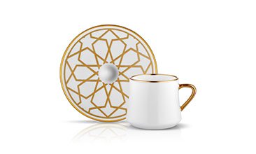 KOLEKSİYON SUFİ ALTILI ÇAY FİNCAN SETİ YILDIZ