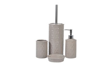 PORSELEN BANYO SETİ 4 PARÇA