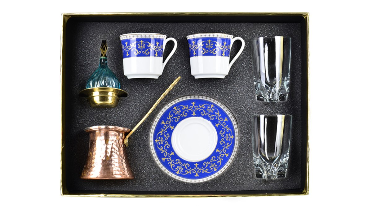 PORSELEN 2 KİŞİLİK CEZVELİ KAHVE FİNCAN SETİ FİYATI Vivense