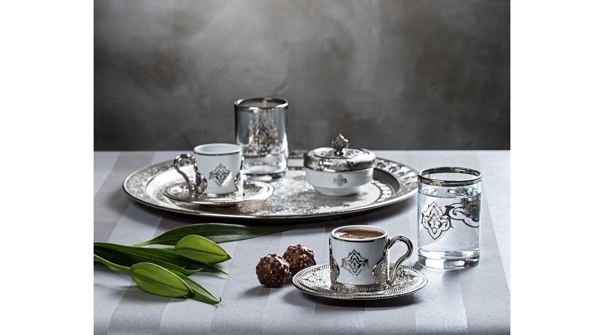 KAHVE TAKIMI İKİLİ GÜMÜŞ FİYATI Vivense