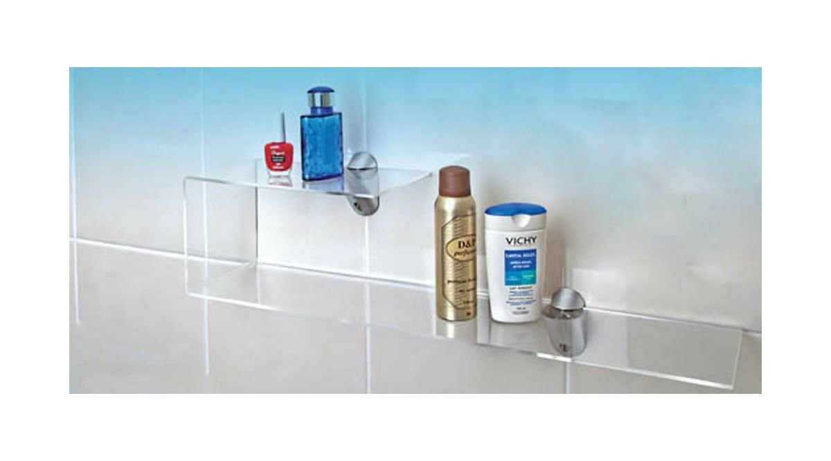 BANYO DUVAR RAFI ŞEFFAF FİYATI Vivense BANYO DUVAR RAFI ŞEFFAF FİYATI Vivense