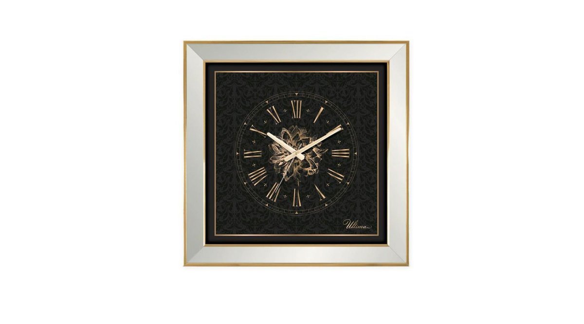 ULTİMA REGAL AYNA ÇERÇEVELİ DUVAR SAATİ 55CM ALTIN FİYATI Vivense
