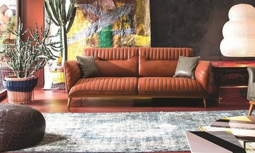 BODRUM ÜÇLÜ KOLTUK KİREMİT