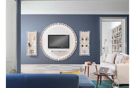 GRAND AVANGARDE TV ÜNİTESİ YUVARLAK
