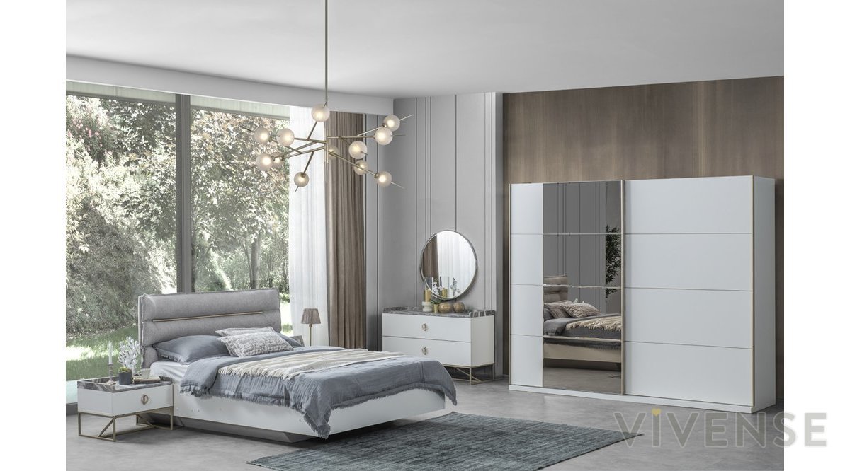 LOFT GOLD YATAK ODASI TAKIMI FİYATI Vivense