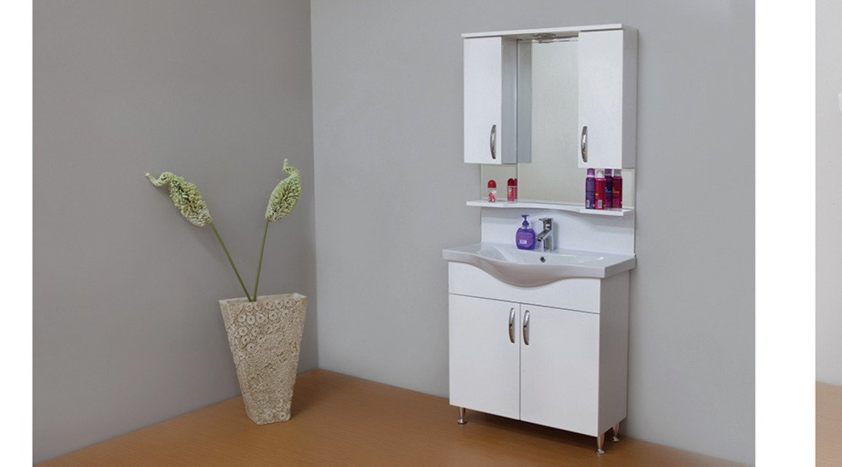 EKOL BANYO DOLABI TAKIMI 80 CM