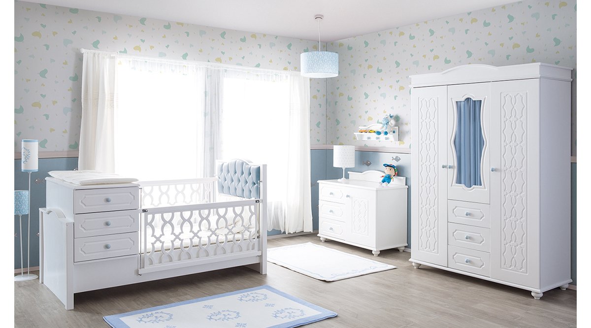 CAPRİS BEBEK ODASI TAKIMI MAVİ FİYATI Vivense