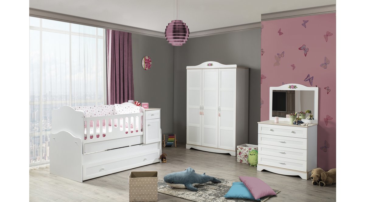 LİNA BEBEK ODASI TAKIMI FİYATI Vivense