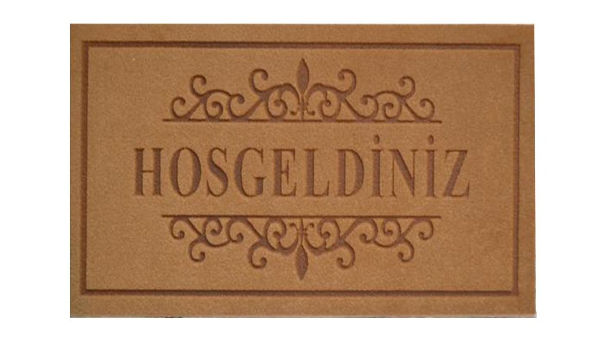 PARGA KAPI PASPASI 40X60 KAHVE HOSGELDİNİZ FİYATI Vivense