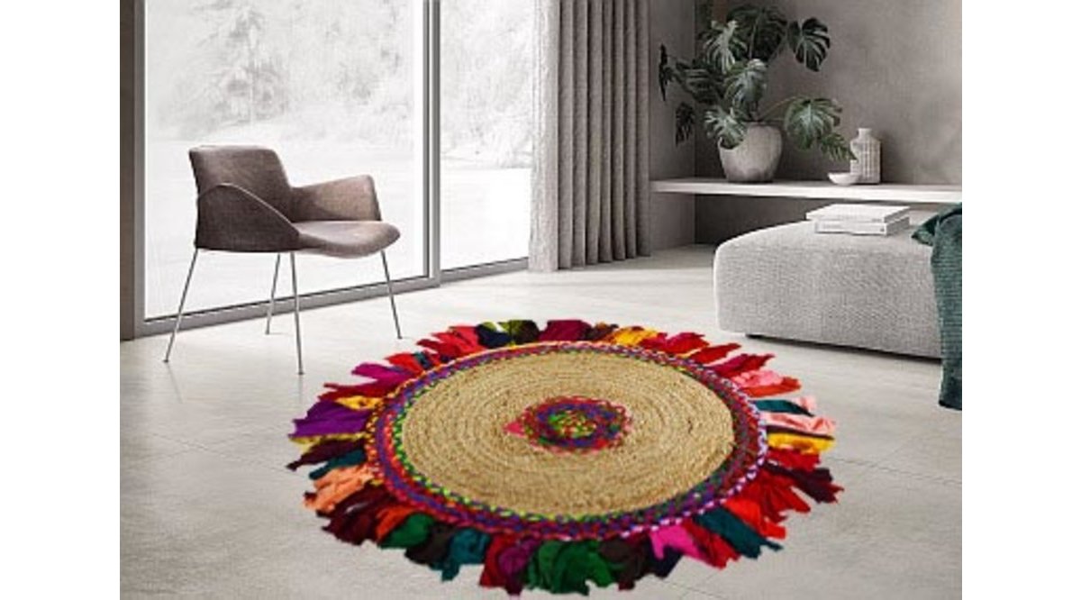 BOLERO JÜT HALI Y10232 YUVARLAK PÜSKÜLLÜ FİYATI Vivense