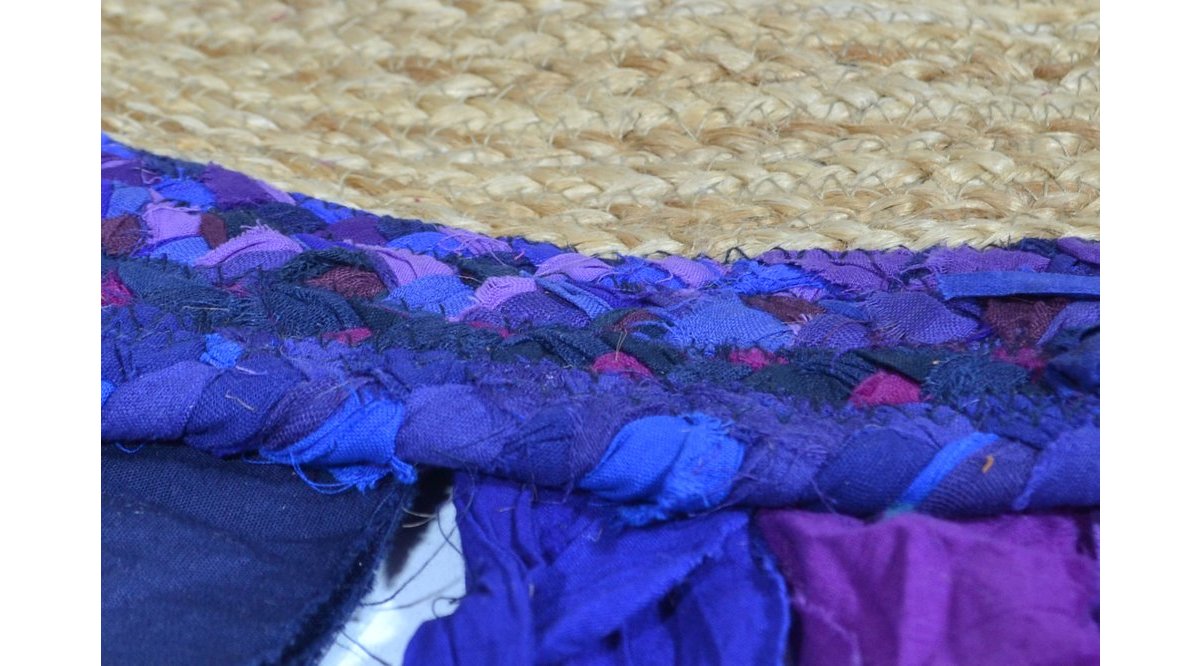 BOLERO JÜT HALI Y8459 YUVARLAK PÜSKÜLLÜ MOR FİYATI Vivense
