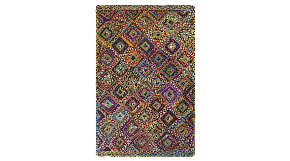 GİZ HOME BOLERO JUT ÖRGÜ HALİ D12 120X180 CM FİYATI Vivense
