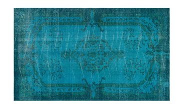 EL DOKUMA YÜNLÜ TÜRK VİNTAGE HALI 1841 170X280