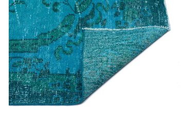 EL DOKUMA YÜNLÜ TÜRK VİNTAGE HALI 1841 170X280