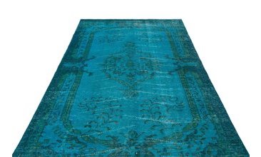 EL DOKUMA YÜNLÜ TÜRK VİNTAGE HALI 1841 170X280