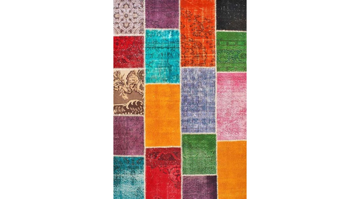 11753 PATCHWORK DESENLİ HALISI 150X230CM FİYATI Vivense