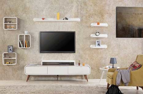 STOR TV ÜNİTESİ CEVİZ KREM