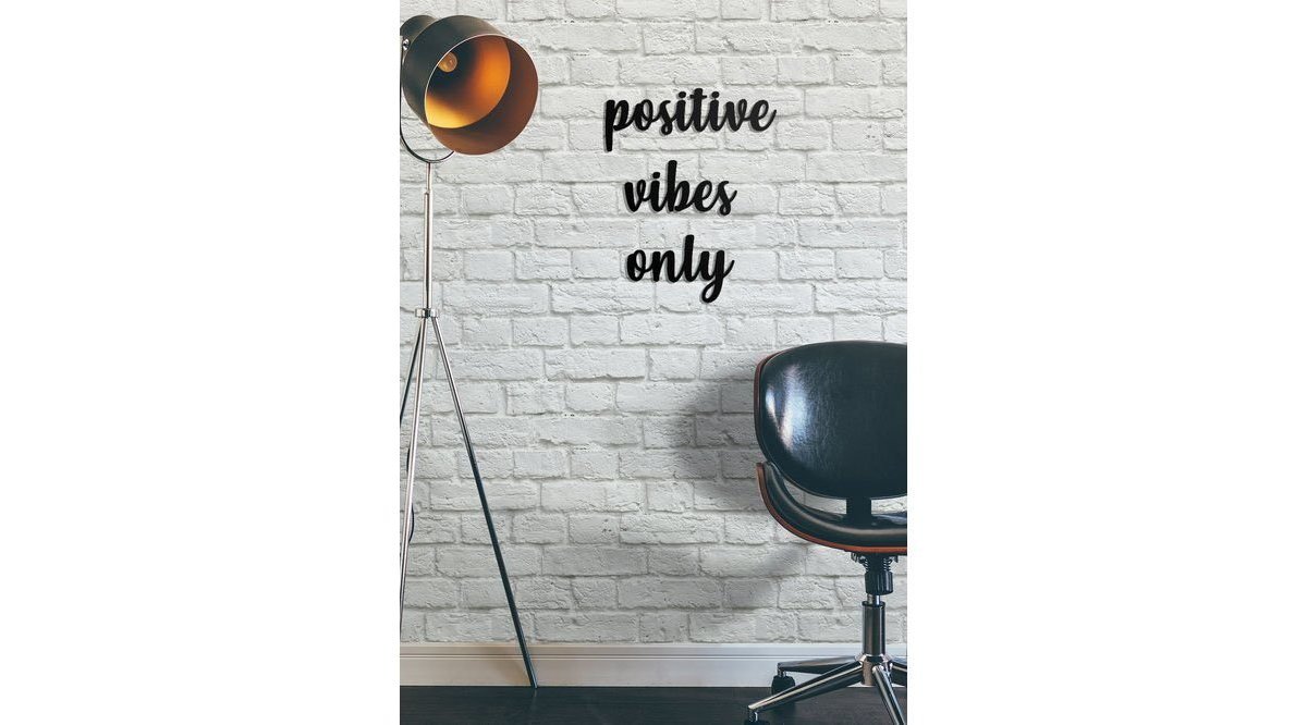 POSİTİVE VİBES ONLY DUVAR YAZISI FİYATI Vivense POSİTİVE VİBES ONLY DUVAR YAZISI FİYATI Vivense