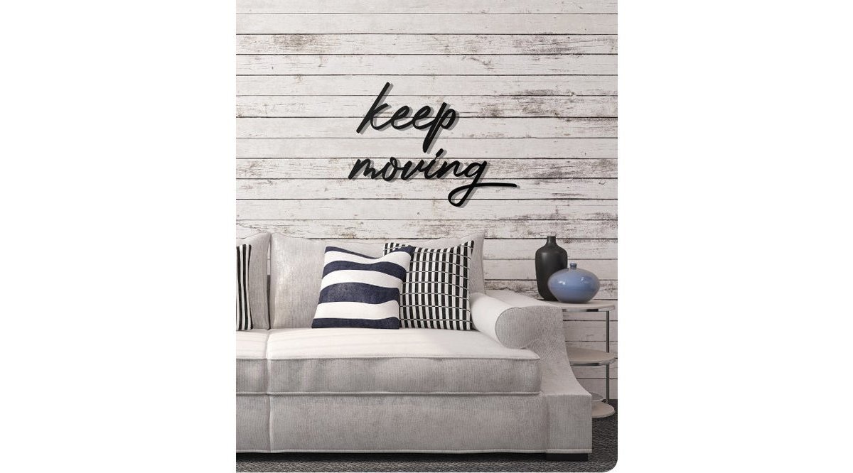 KEEP MOVİNG DUVAR YAZISI FİYATI Vivense