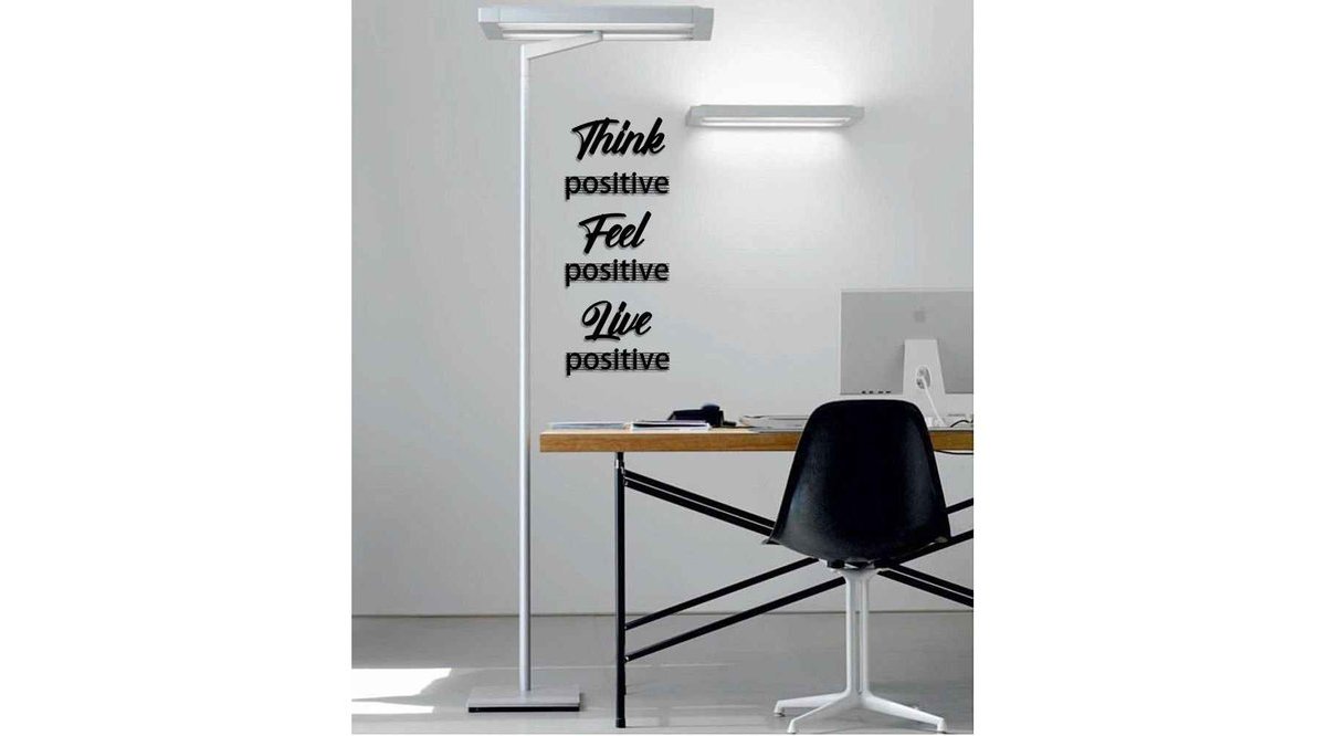 THİNK POSİTİVE DUVAR YAZISI FİYATI Vivense