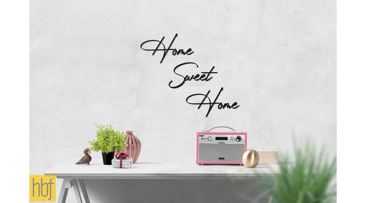 HOME SWEET HOME DUVAR YAZISI FİYATI Vivense