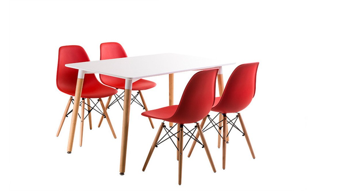 EAMES MASA SANDALYE TAKIMI 15 FİYATI Vivense