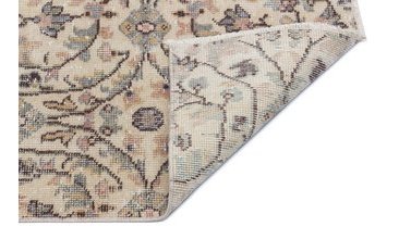 ESKİTME EL DOKUMA VİNTAGE HALI 121X202