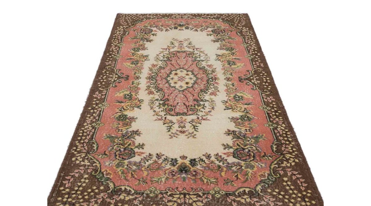 VİNTAGE HALI KREM KAHVE 121*211 CM FİYATI Vivense