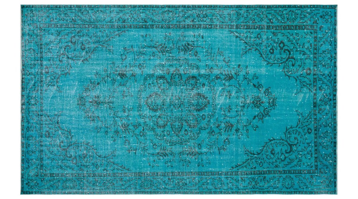 VİNTAGE HALI TURKUAZ 160*274 CM FİYATI Vivense