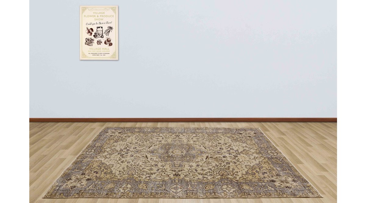EŞSİZ GÜZELLİĞE SAHİP VİNTAGE ESKİTME HALI 191X282 FİYATI Vivense