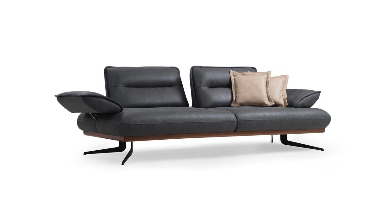 PRADA KOLTUK TAKIMI ANTRASİT SİYAH METAL AYAK FİYATI Vivense