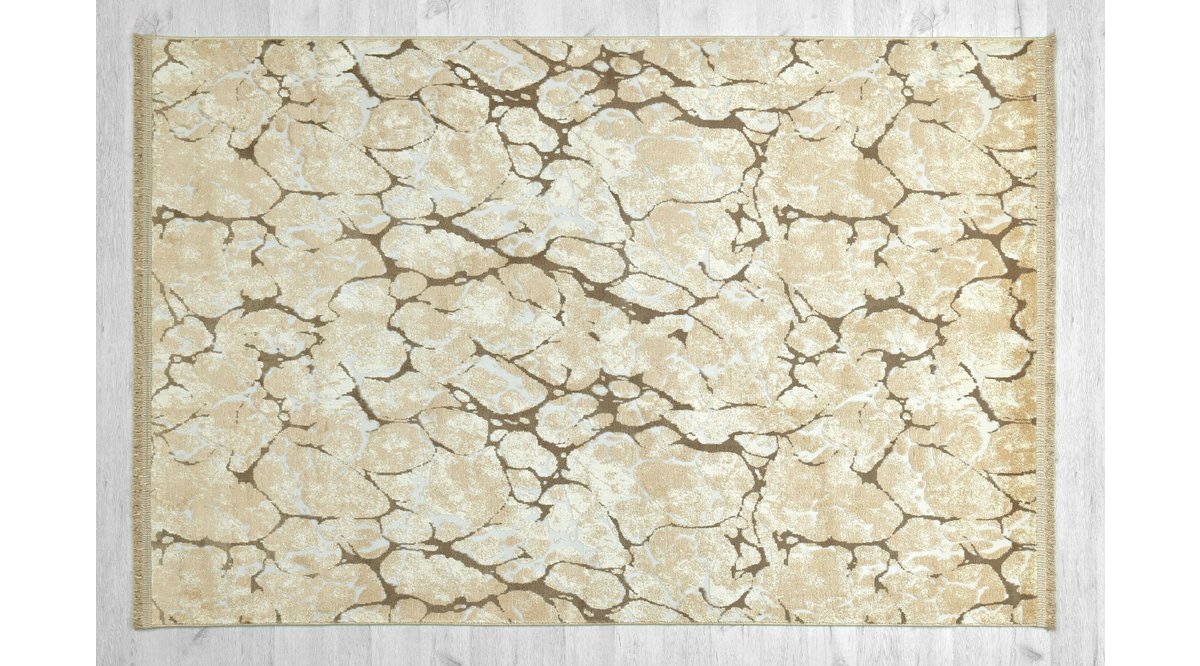 VİZON MERMER DESENLİ ALTI KAYMAZ HALI 160X230 FİYATI Vivense