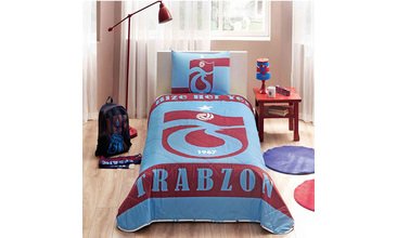 TEK KİŞİLİK LİSANSLI YATAK ÖRTÜSÜ SETİ BİZE HER YER TRABZON