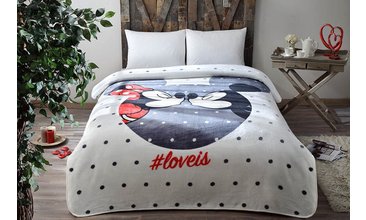 ÇFİT KİŞİLİK LİSANSLI BATTANİYE MİNNİE MİCKEY LOVE İS