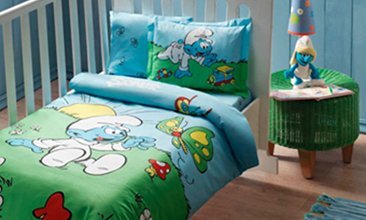 LİSANSLI BEBEK NEVRESİM TAKIMI ŞİRİNLER BLUE BABY