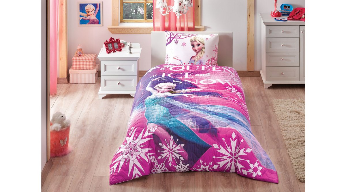 TEK KİŞİLİK LİSANSLI DÖRTMEVSİM SET DİSNEY FROZEN ELSA