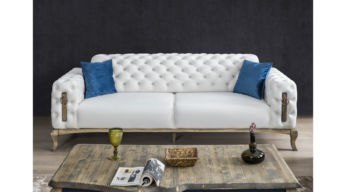 LEON ÜÇLÜ KOLTUK KREM FİYATI Vivense