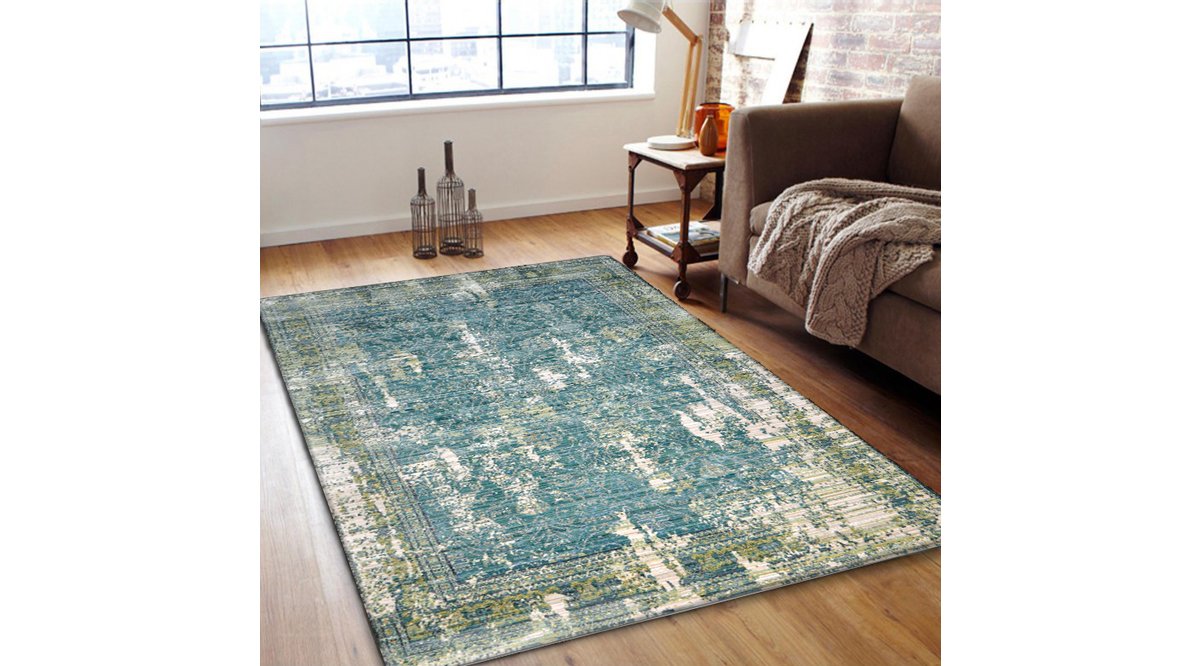 JE VEUX HOME BROOKLYN HALI 5109 GRİ MAVİ FİYATI Vivense