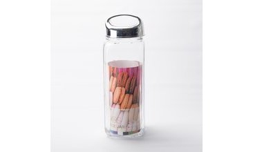 TUTMALI KAPAKLI KARE KAVANOZ GÜMÜŞ RENK 1 LT