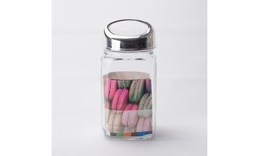 TUTMALI KAPAKLI KARE KAVANOZ GÜMÜŞ RENK 1 LT