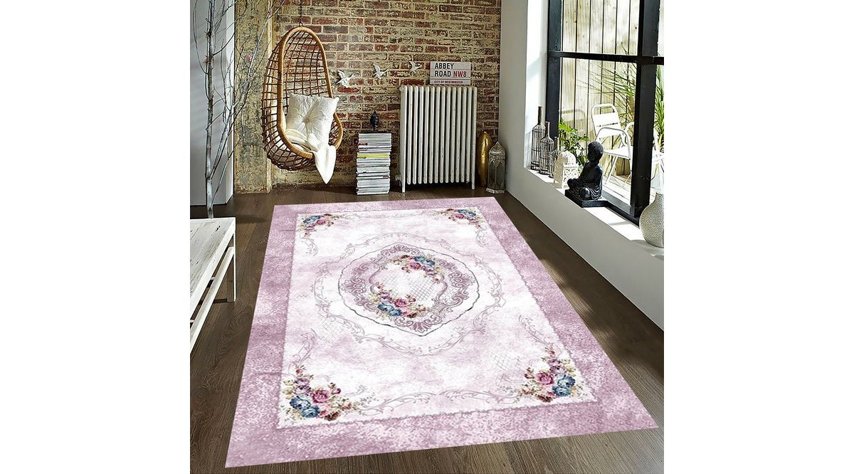 KOZZY HOME İTALYAN KADİFE HALI ÖRTÜSÜ RFE1028 4M2 FİYATI Vivense