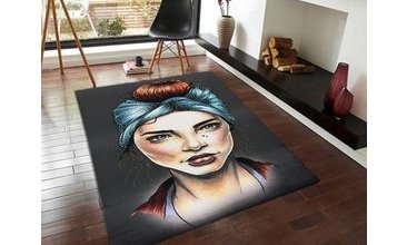 KARNAVAL 3D PORTRE DEKORATİF HALI 80X150