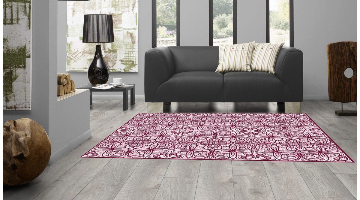 DANTEL İPEKSİ BORDO HALI 80X150 FİYATI Vivense