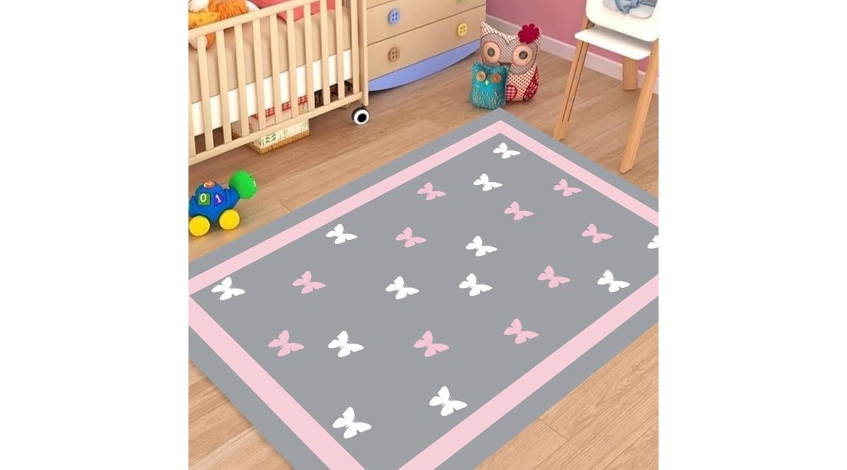 KARNAVAL MİNİK KELEBEKLER ÇOCUK ODASI HALISI FİYATI Vivense