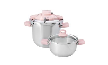 COOKPLUS MARİFETLİ SPRİNG 4 PARÇA TENCERE SETİ 17 PEMBE