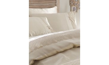 KARACA HOME TUĞÇE KREM ÇİFT KİŞİLİK NEVRESİM PİKE SETİ