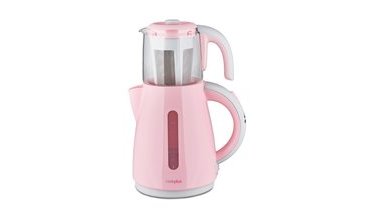 COOKPLUS ENERJİ TASARRUFLU ÇAY MAKİNESİ KETTLE PEMBE