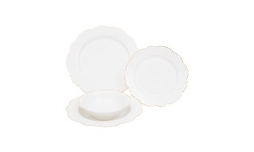 KARACA 24 PARÇA YEMEK TAKIMI ALMOND GOLD