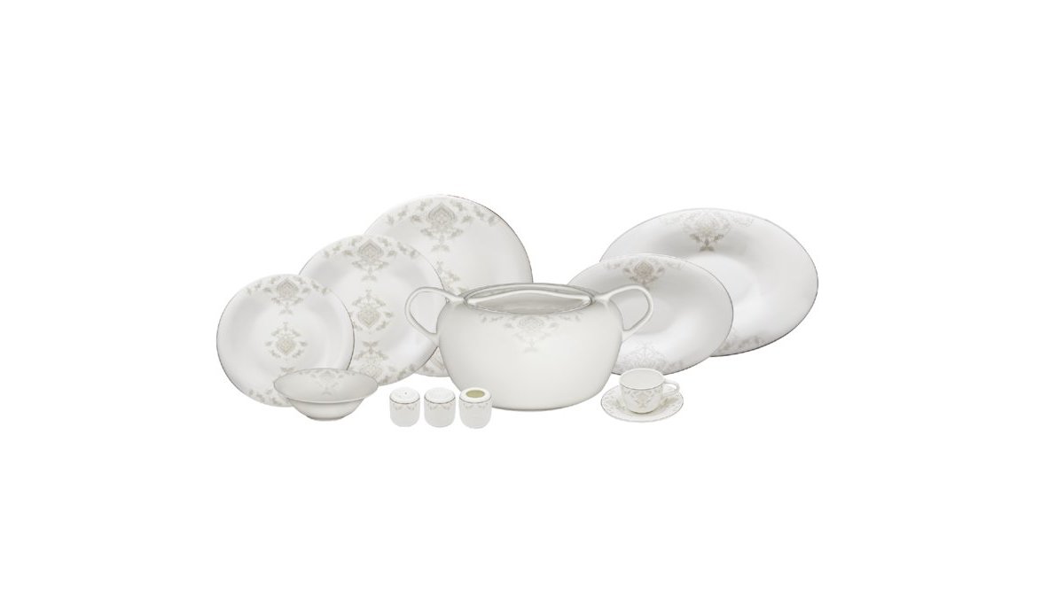 KARACA FİNE PEARL BELLA 86 PARÇA YEMEK TAKIMI FİYATI Vivense